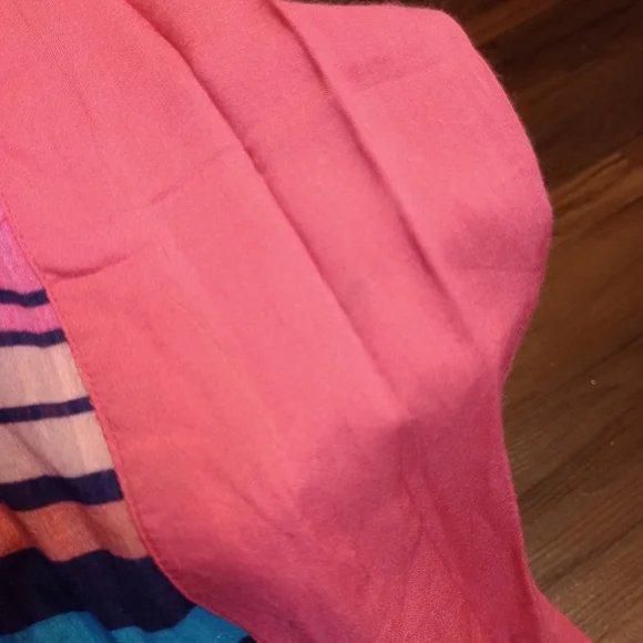 Anthropologie Conditions Apply Striped Cover-Up Kaftan Kimono One Size - Picture 10 of 10